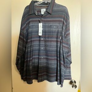 Men’s xxl NWT long sleeve button down shirt men’s